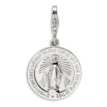 Amore La Vita Sterling Silver Miraculous Medal Charm hide-image