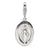 Miraculous Medal Charm in Sterling Silver