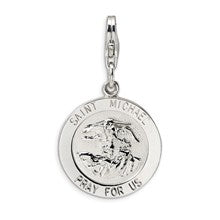 Amore La Vita Sterling Silver Saint Michael Medal Charm hide-image