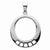 Amore La Vita Sterling Silver Oval Shaped Charm