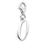 Amore La Vita Sterling Silver Number 0 Charm hide-image