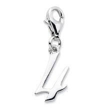 Amore La Vita Sterling Silver Number 4 Charm hide-image