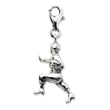 Amore La Vita Sterling Silver 3-D Antiqued Football Player Charm hide-image