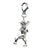 Amore La Vita Sterling Silver 3-D Antiqued Baseball Player Charm hide-image