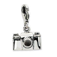 Amore La Vita Sterling Silver Antiqued Camera Charm hide-image