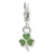 Amore La Vita Sterling Silver Enameled Clover Charm hide-image