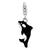 Amore La Vita Sterling Silver 3-D Enameled Orca Whale Charm hide-image