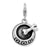 Amore La Vita Sterling Silver 3-D Dog Bowl & Bone Charm hide-image
