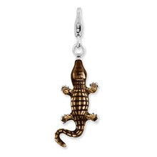 Amore La Vita Sterling Silver Enameled Alligator Charm hide-image