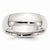Sterling Silver 7mm Comfort Fit Wedding Band