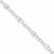 Sterling Silver Pave Curb Chain Bracelet