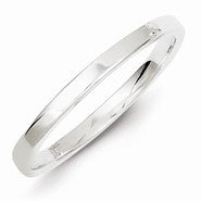 Sterling Silver 2mm Flat Wedding Band