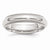 Sterling Silver 5mm Milgrain Comfort Fit Wedding Band