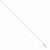 Amore La Vita Sterling Silver Rhodium-Plated 1.25mm w/2in ext Cable Chain
