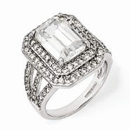 Sterling Silver CZ Ring