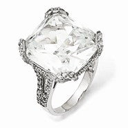 Sterling Silver CZ Ring