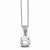 Sterling Silver & Gold-Plated X & O CZ Necklace