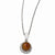 Sterling Silver CZ Coffee Brown Cultured Pearl Necklace