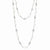 Sterling Silver CZ Freshwater Pearl Necklace