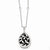 Sterling Silver CZ & Onyx Necklace