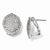 Sterling Silver CZ Polygon Post Earrings