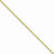 Sterling Silver Flash Gold-Plated Diamond-Cut Rope Chain