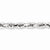 Sterling Silver Diamond-Cut Polished Sides Rope Chain