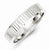 Sterling Silver 5mm Diamond-cut Wedding Band