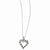 Sterling Silver Black & White Diamond Necklace
