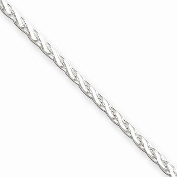 Sterling Silver Diamond-Cut Spiga Chain