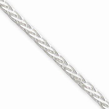Sterling Silver Diamond-Cut Spiga Chain