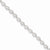 Sterling Silver Rhodium Plated Diamond Teardrop Link Bracelet