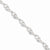 Sterling Silver Rhodium Plated Diamond Fancy Link Bracelet
