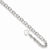 Sterling Silver Rhodium Plated Diamond & Heart Charm