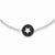 Sterling Silver Diamond & Sapphire Circle & Star Bracelet