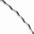 Sterling Silver Black & White Diamond Bracelet