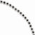 Sterling Silver Black Diamond Circle Bracelet