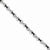 Sterling Silver Black & White Diamond Bracelet