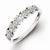 Sterling Silver Diamond Wedding Band