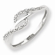 Sterling Silver Diamond Ring
