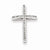 Sterling Silver Diamond Cross pendant, Charm