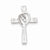 Sterling Silver Diamond Heart Cross Pendant, Pendants for Necklace