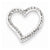 Sterling Silver Diamond Heart Pendant, Fine Pendants for Necklace