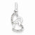 Sterling Silver Diamond Entwining Heart pendant, Pretty Pendants for Necklace