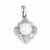Sterling Silver Rhodium FW Cultured Pearl & Diamond pendant, Adorable Pendants for Necklace