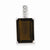 Sterling Silver Rhodium Emerald-cut Smokey Quartz & Diamond pendant, Exquisite Pendants for Necklace