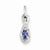 Sterling Silver Tanzanite & Diamond pendant, Lovely Pendants for Necklace
