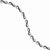 Sterling Silver Black and White Diamond Figure Eight Bracelet