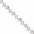 Sterling Silver Rhodium Plated Diamond Bracelet