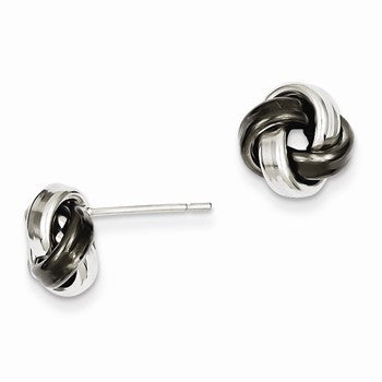 Sterling Silver Knot Post Earrings